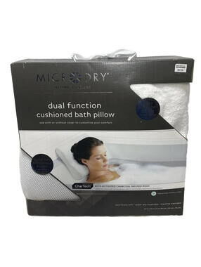 Brand New BED BATH & BEYOND Spa Bath Neck Pillow Cushion Head Rest